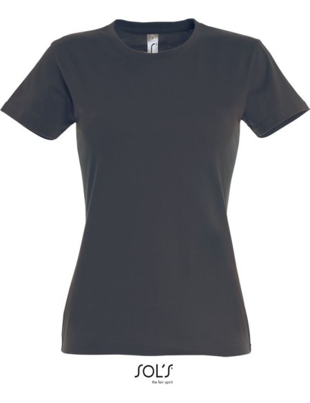Damen T-Shirt - Imperial - Mausgrau M