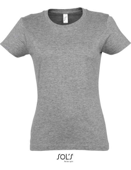 Damen T-Shirt - Imperial - Graumelange L