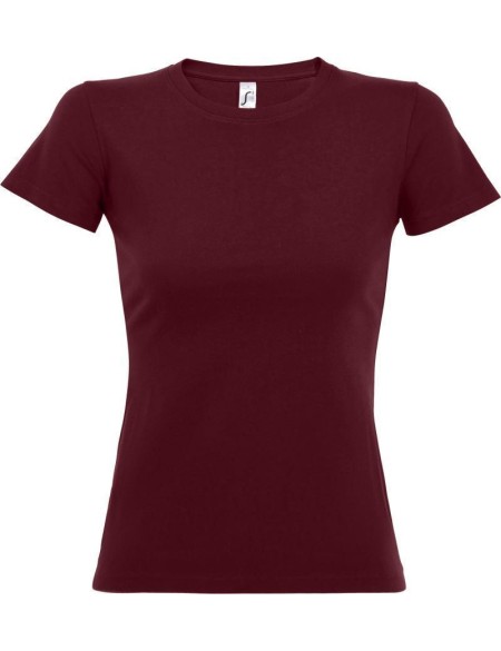 Damen T-Shirt – Imperial – Burgunderrot XL
