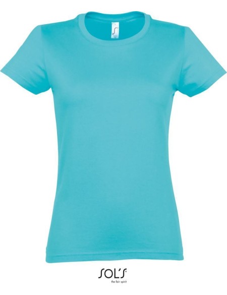 Damen T-Shirt - Imperial - Atollblau L