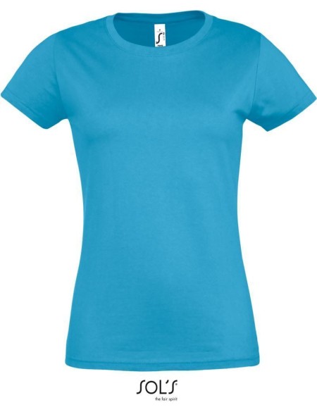 Damen T-Shirt – Imperial – Aqua XL