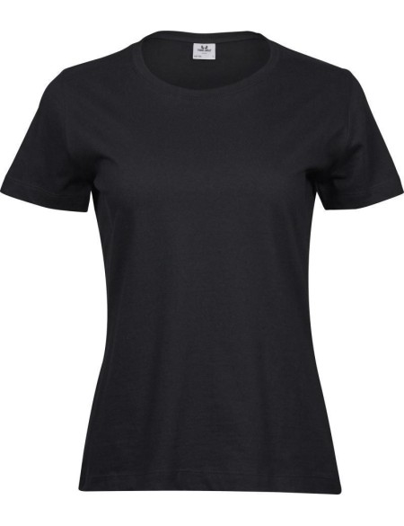 Damen T-Shirt - Teejays ''Sof Tee'' - Schwarz L