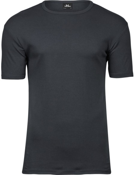 Herren-T-Shirt – Teejays Interlock – Dunkelgrau L