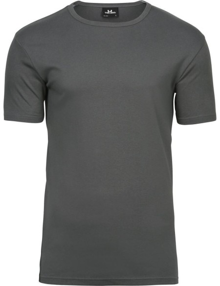 Herren-T-Shirt – Teejays Interlock – Pudergrau L