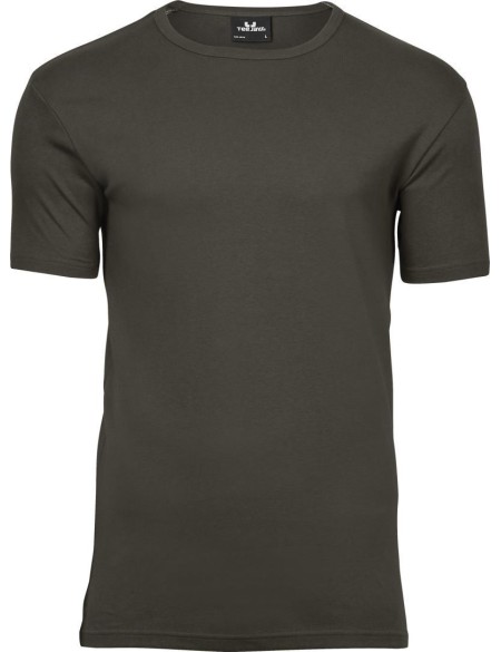 Herren-T-Shirt – Teejays Interlock – Dunkeloliv XL