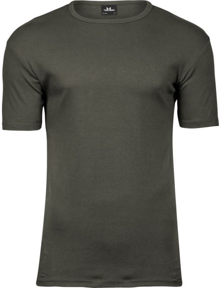 Herren-T-Shirt – Teejays Interlock – Dunkelgrün 3XL
