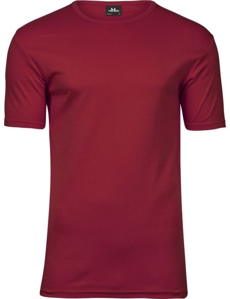 Herren-T-Shirt – Teejays Interlock – Tiefrot L