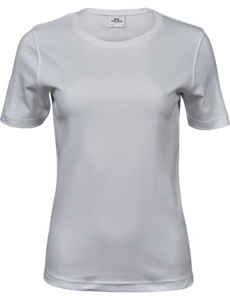 Damen T-Shirt – Teejays Interlock – Weiß 3XL