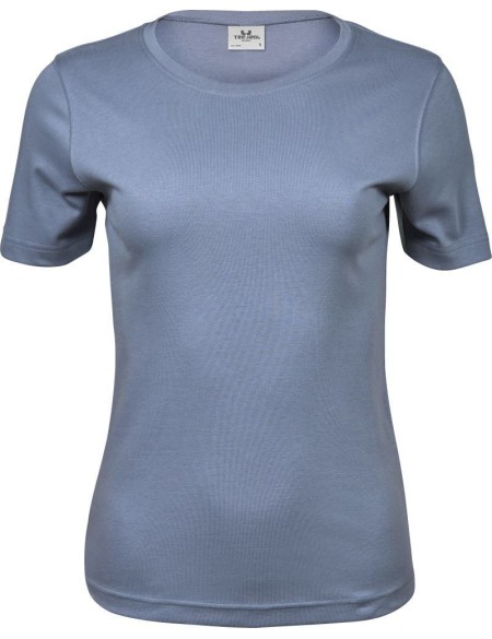 Damen T-Shirt - Teejays Interlock - Flint Stone S