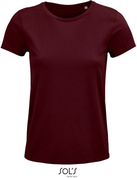 Damen T-Shirt - Crusader - Burgund M
