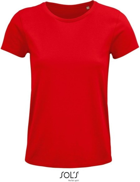 Damen T-Shirt - Crusader - Rot L