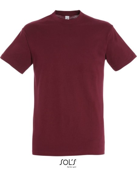 Herren-T-Shirt – Regent – Burgunderrot 3XL