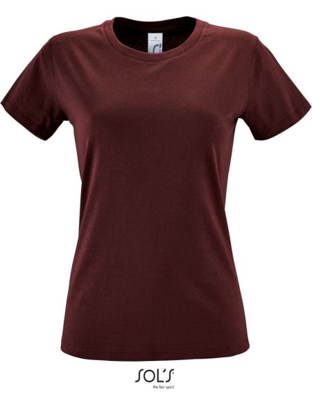 Damen-T-Shirt – Regent – Burgunderrot XL