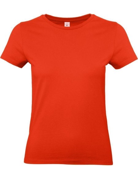 Dámské tričko - B+C E190 - Fire red XXL