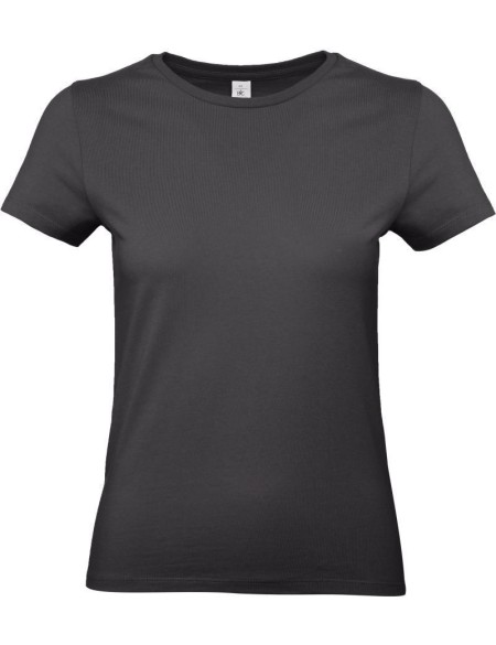 Damen-T-Shirt – B+C E190 – gebrauchtes Schwarz L