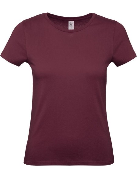 Damen-T-Shirt – B+C 150 – Burgunderrot XL