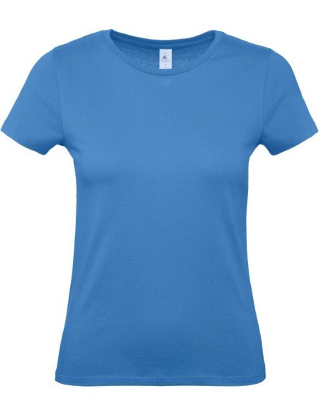 Damen-T-Shirt – B+C 150 – Azurblau XXL