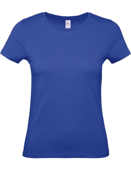 Damen-T-Shirt – B+C 150 – Kobaltblau XS