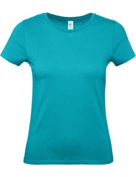 Damen T-Shirt – B+C 150 – Echtes Türkis XS