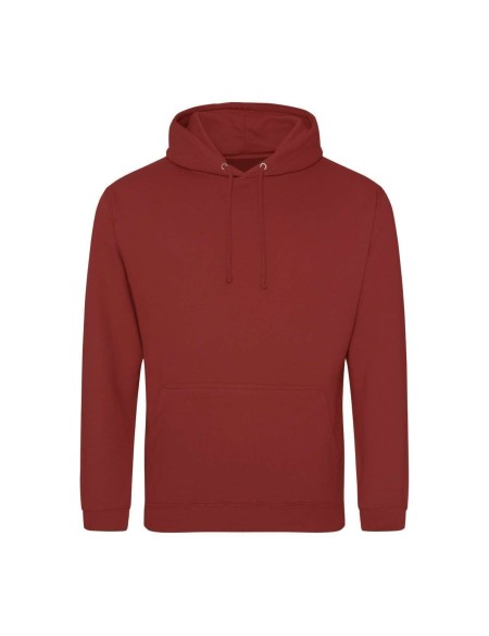 Herren-Sweatshirt JustHoods - Ziegelrot 3XL
