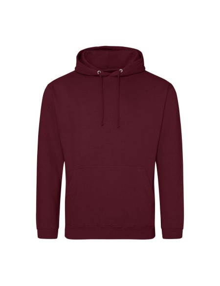 Pánská mikina JustHoods  - Burgundy XXL