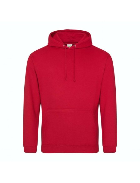 JustHoods Herren-Sweatshirt – Feuerrot 5XL