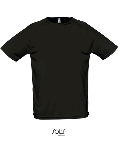 Sport-T-Shirt für Herren SPORTS - Schwarz XS