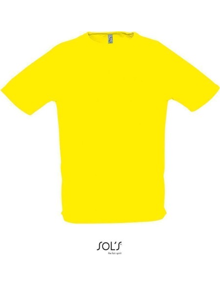 Sport-T-Shirt für Herren SPORTS - Lemon XL
