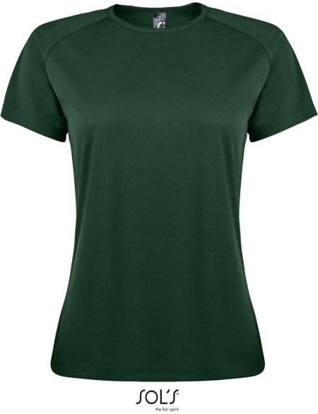 Dámské sportovní tričko SPORTY - Forest green S