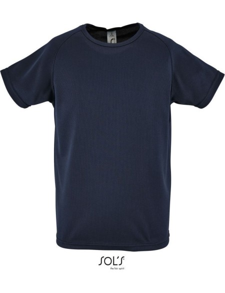 Sport-T-Shirt für Kinder – SPORTS – Französische Marine 12 Jahre