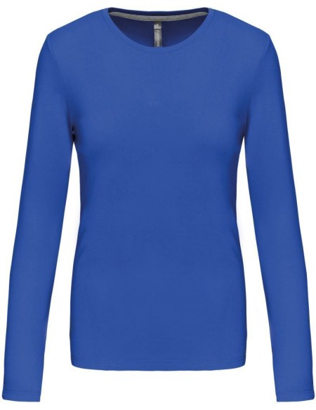 Damen-T-Shirt – Kariban K383 mit langen Ärmeln – Hellkönigsblau 3XL