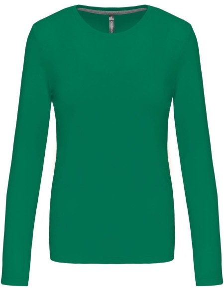Damen T-Shirt – Kariban K383 Langarm – Kelly Green L