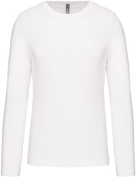 Herren-T-Shirt – Kariban K359 mit langen Ärmeln – Weiß 3XL