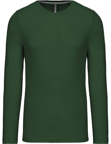 Herren-T-Shirt – Kariban K359 mit langen Ärmeln – Waldgrün L