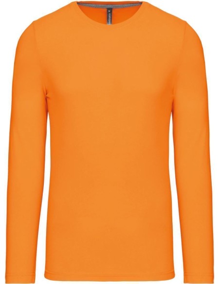 Herren-T-Shirt – Kariban K359 mit langen Ärmeln – Orange 3XL