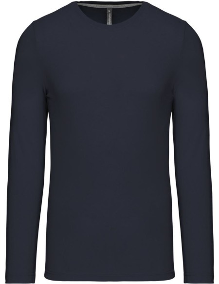 Herren-T-Shirt – Kariban K359 Langarm – Marineblau S