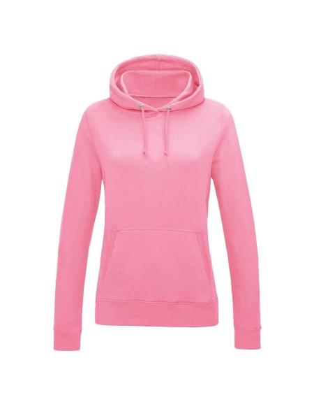 Damen-Sweatshirt JustHoods - Candyfloss Pink M