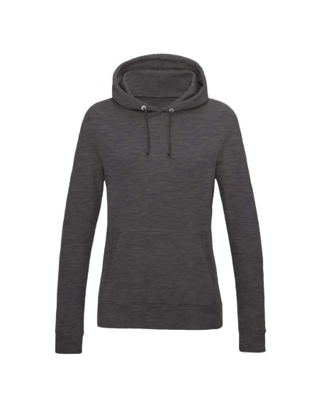 JustHoods Damen Kapuzenpullover – Anthrazit S