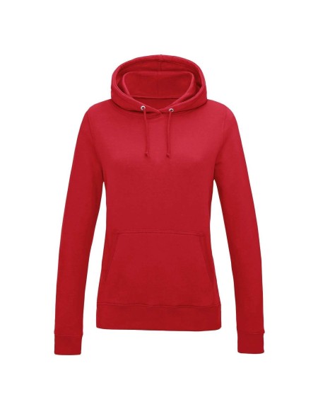 Damen-Sweatshirt JustHoods - Feuerrot S
