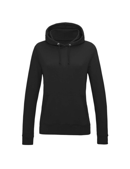 Damen-Sweatshirt JustHoods - Tiefschwarz S