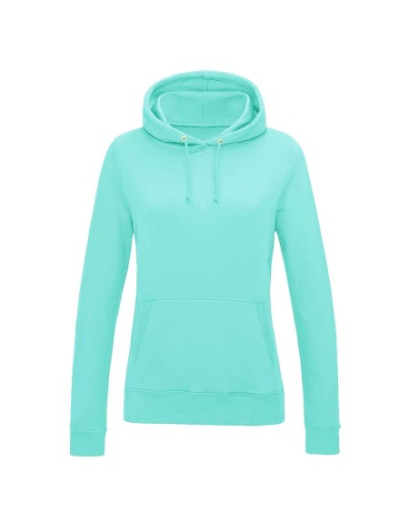 JustHoods Damen Kapuzenpullover - Peppermint S