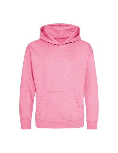 Kinder-Sweatshirt JustHoods - Candyfloss rosa 7/8 Jahre