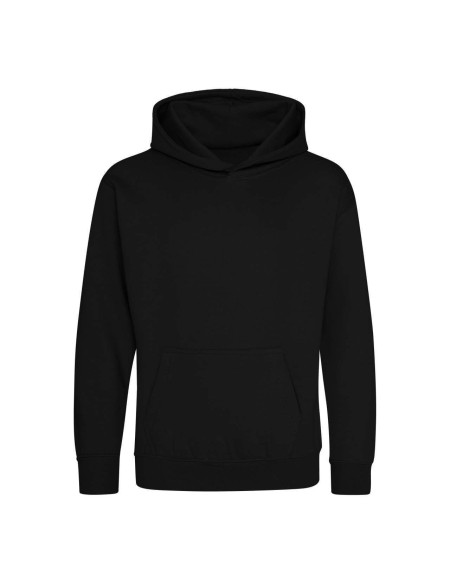 Kinder-Sweatshirt JustHoods - Tiefschwarz 7/8 Jahre