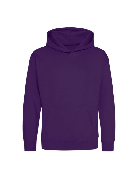 Kinder-Sweatshirt JustHoods - Lila 3/4 Jahre