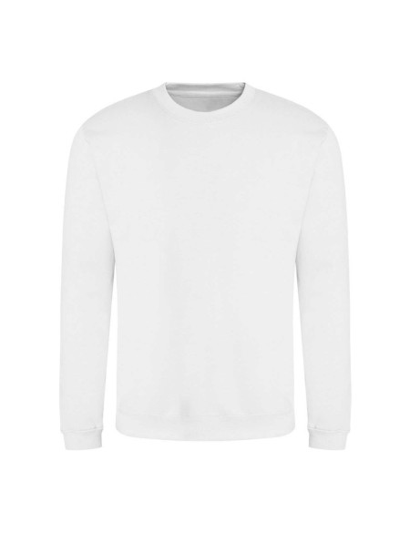 Unisex-Sweatshirt ohne Kapuze JustHoods - Arktisweiß XL