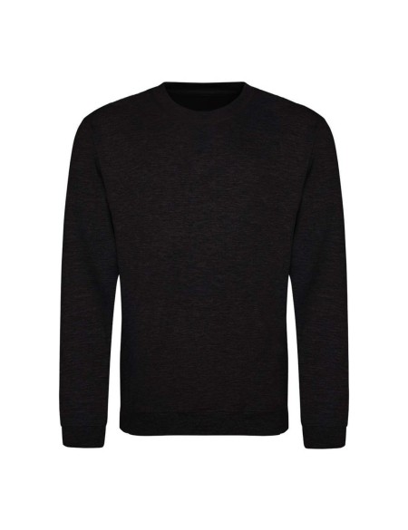 Unisex Kapuzenpullover ohne Kapuze JustHoods - Black Smoke XL