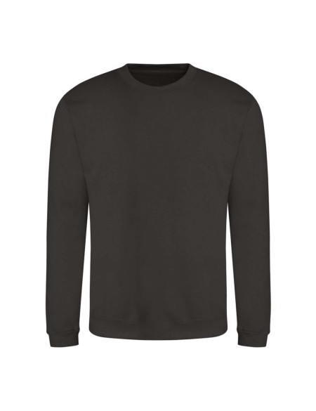 Unisex mikina bez kapuce JustHoods - Hot chocolate XXL