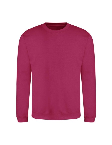 Unisex-Hoodie ohne Kapuze JustHoods - Pink M