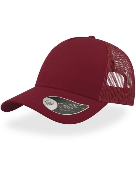 Cap Rapper Cotton - Burgunderrot/Burgunderrot