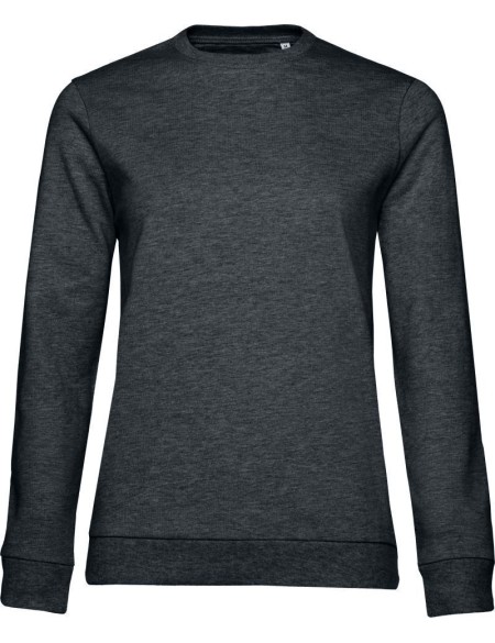 Damen-Hoodie #Set In - Heather Asphalt XL